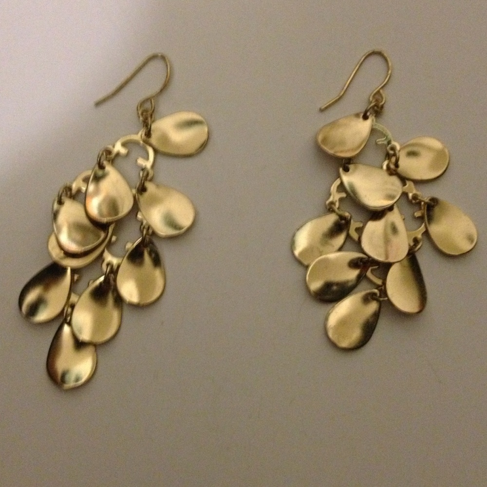 Gold Dangling Earrings